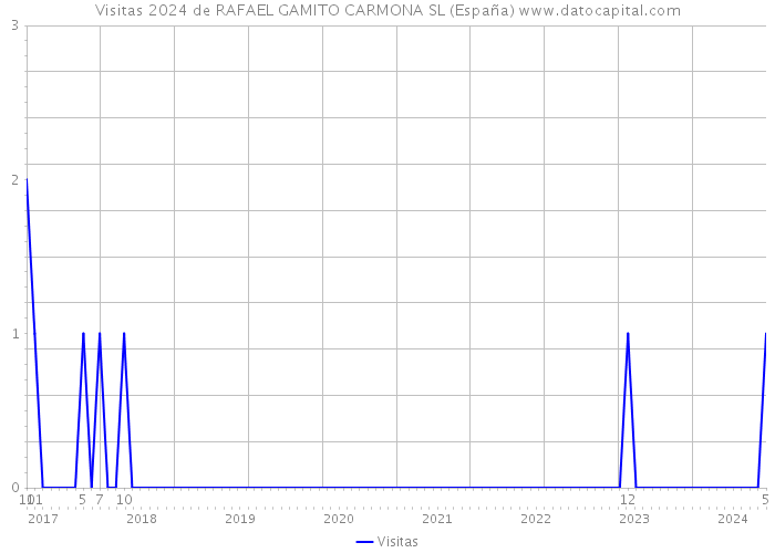 Visitas 2024 de RAFAEL GAMITO CARMONA SL (España) 