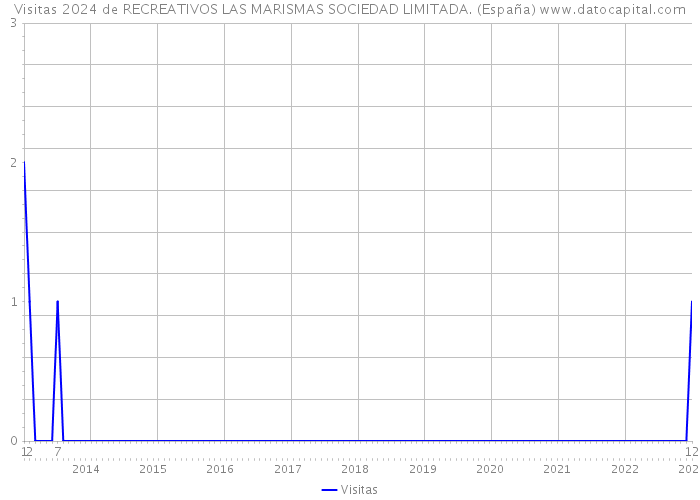 Visitas 2024 de RECREATIVOS LAS MARISMAS SOCIEDAD LIMITADA. (España) 