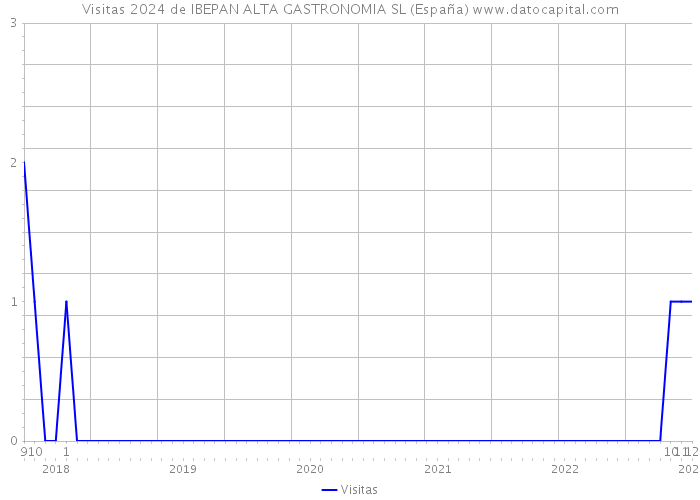 Visitas 2024 de IBEPAN ALTA GASTRONOMIA SL (España) 