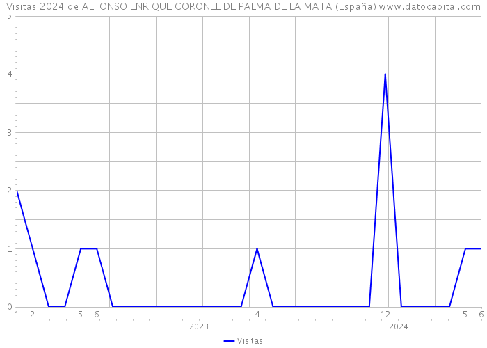Visitas 2024 de ALFONSO ENRIQUE CORONEL DE PALMA DE LA MATA (España) 