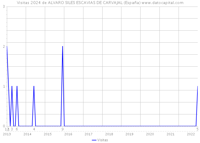 Visitas 2024 de ALVARO SILES ESCAVIAS DE CARVAJAL (España) 