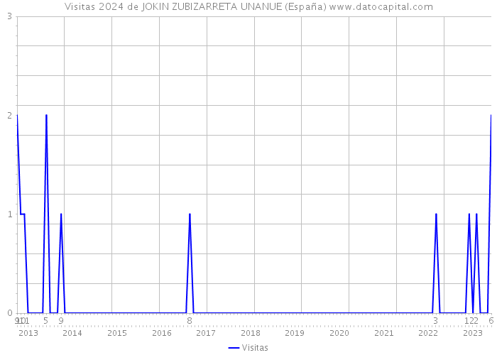 Visitas 2024 de JOKIN ZUBIZARRETA UNANUE (España) 