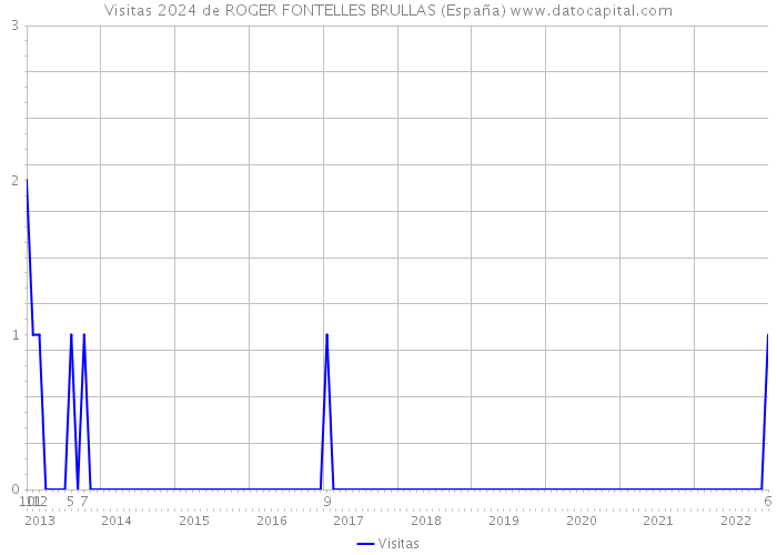 Visitas 2024 de ROGER FONTELLES BRULLAS (España) 