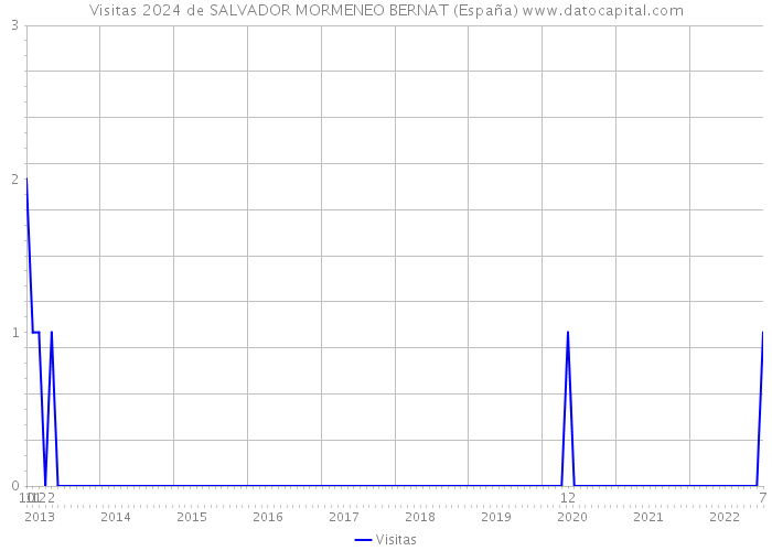 Visitas 2024 de SALVADOR MORMENEO BERNAT (España) 