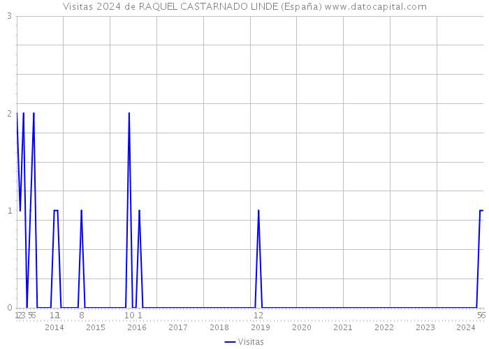 Visitas 2024 de RAQUEL CASTARNADO LINDE (España) 