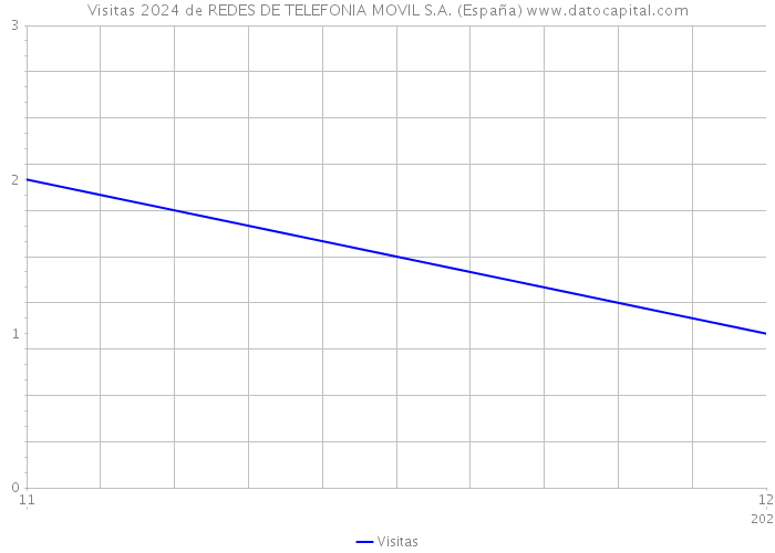 Visitas 2024 de REDES DE TELEFONIA MOVIL S.A. (España) 