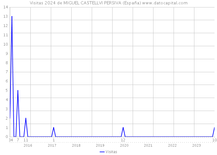 Visitas 2024 de MIGUEL CASTELLVI PERSIVA (España) 