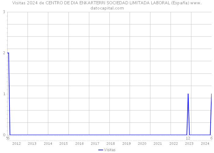 Visitas 2024 de CENTRO DE DIA ENKARTERRI SOCIEDAD LIMITADA LABORAL (España) 