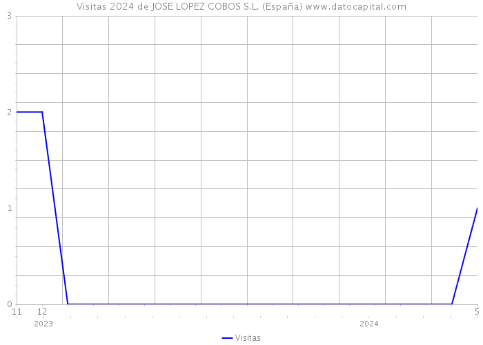 Visitas 2024 de JOSE LOPEZ COBOS S.L. (España) 