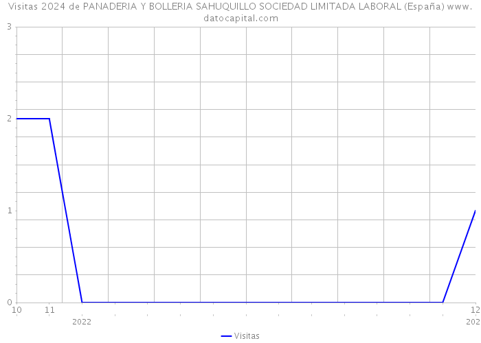 Visitas 2024 de PANADERIA Y BOLLERIA SAHUQUILLO SOCIEDAD LIMITADA LABORAL (España) 