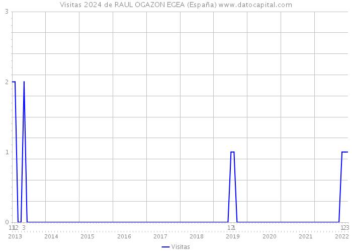 Visitas 2024 de RAUL OGAZON EGEA (España) 