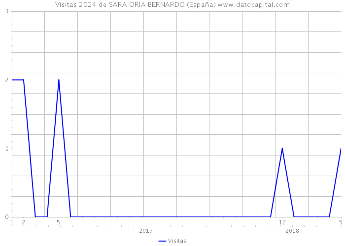 Visitas 2024 de SARA ORIA BERNARDO (España) 