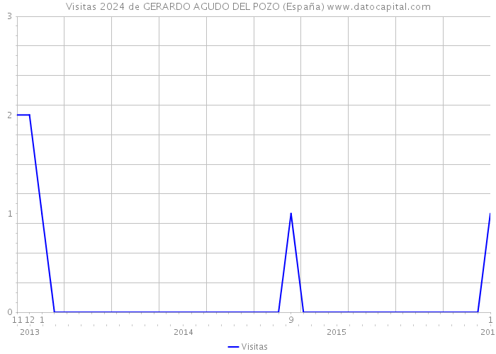Visitas 2024 de GERARDO AGUDO DEL POZO (España) 