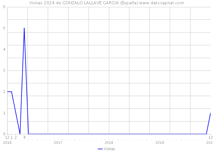 Visitas 2024 de GONZALO LALLAVE GARCIA (España) 