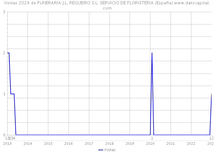 Visitas 2024 de FUNERARIA J.L. REGUEIRO S.L. SERVICIO DE FLORISTERIA (España) 