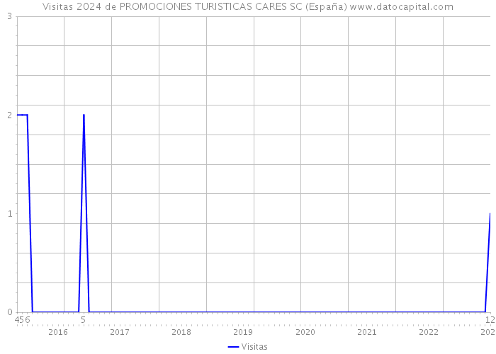 Visitas 2024 de PROMOCIONES TURISTICAS CARES SC (España) 