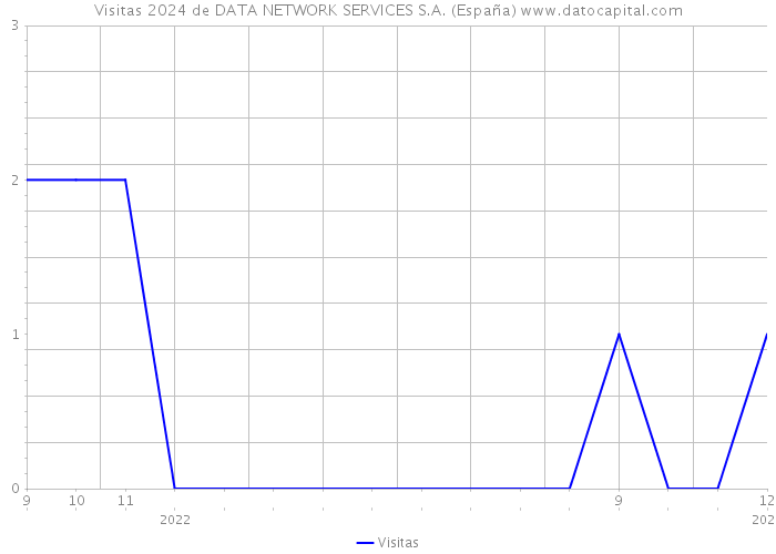 Visitas 2024 de DATA NETWORK SERVICES S.A. (España) 