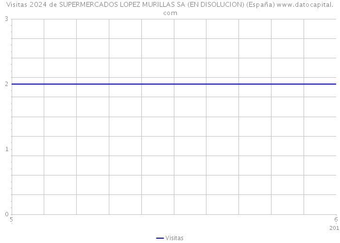 Visitas 2024 de SUPERMERCADOS LOPEZ MURILLAS SA (EN DISOLUCION) (España) 