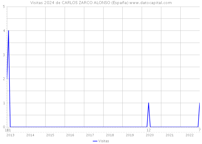 Visitas 2024 de CARLOS ZARCO ALONSO (España) 