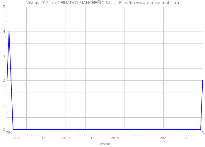 Visitas 2024 de PEINADOS MANCHEÑIO S.L.U. (España) 