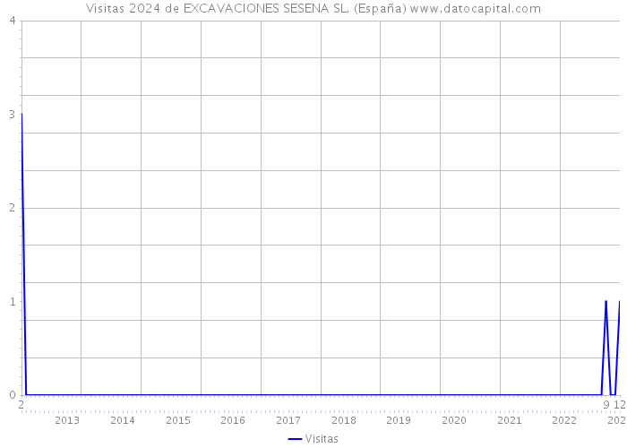 Visitas 2024 de EXCAVACIONES SESENA SL. (España) 