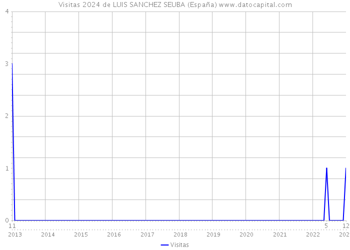 Visitas 2024 de LUIS SANCHEZ SEUBA (España) 