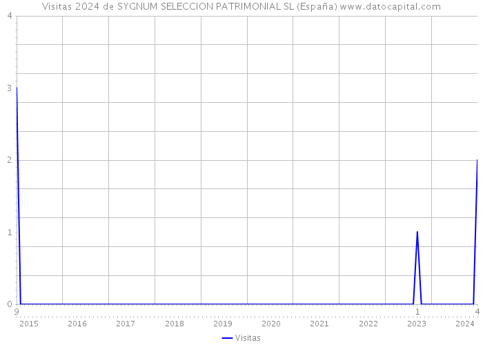 Visitas 2024 de SYGNUM SELECCION PATRIMONIAL SL (España) 