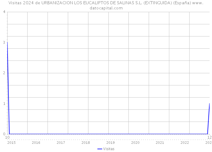 Visitas 2024 de URBANIZACION LOS EUCALIPTOS DE SALINAS S.L. (EXTINGUIDA) (España) 
