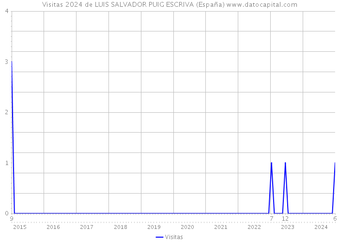 Visitas 2024 de LUIS SALVADOR PUIG ESCRIVA (España) 