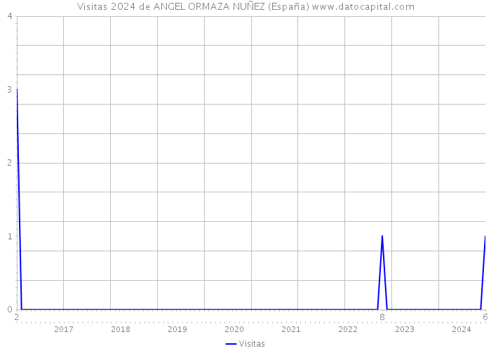 Visitas 2024 de ANGEL ORMAZA NUÑEZ (España) 