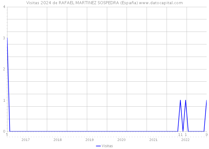 Visitas 2024 de RAFAEL MARTINEZ SOSPEDRA (España) 