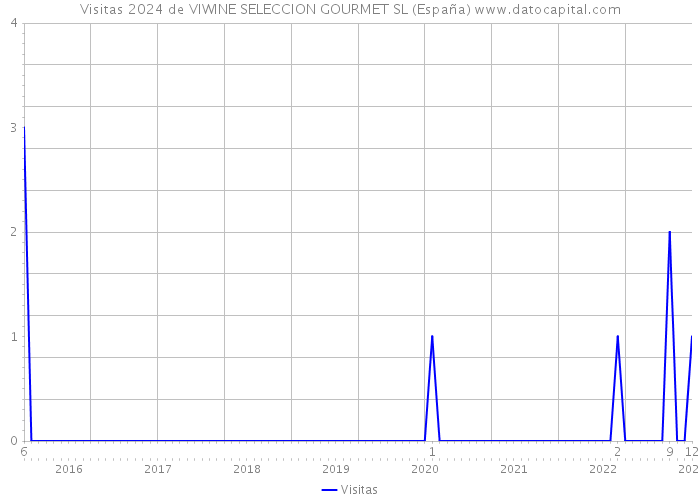 Visitas 2024 de VIWINE SELECCION GOURMET SL (España) 