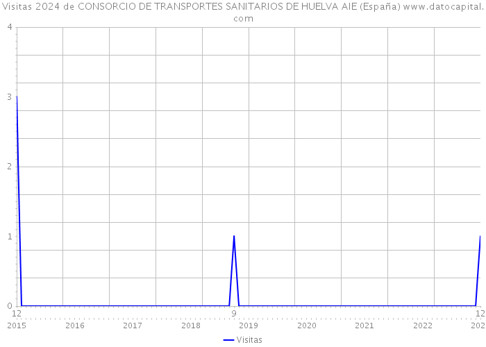 Visitas 2024 de CONSORCIO DE TRANSPORTES SANITARIOS DE HUELVA AIE (España) 