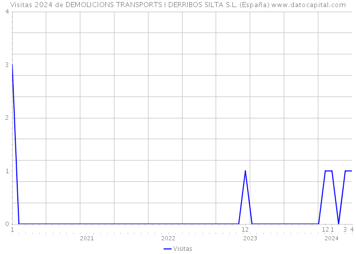 Visitas 2024 de DEMOLICIONS TRANSPORTS I DERRIBOS SILTA S.L. (España) 