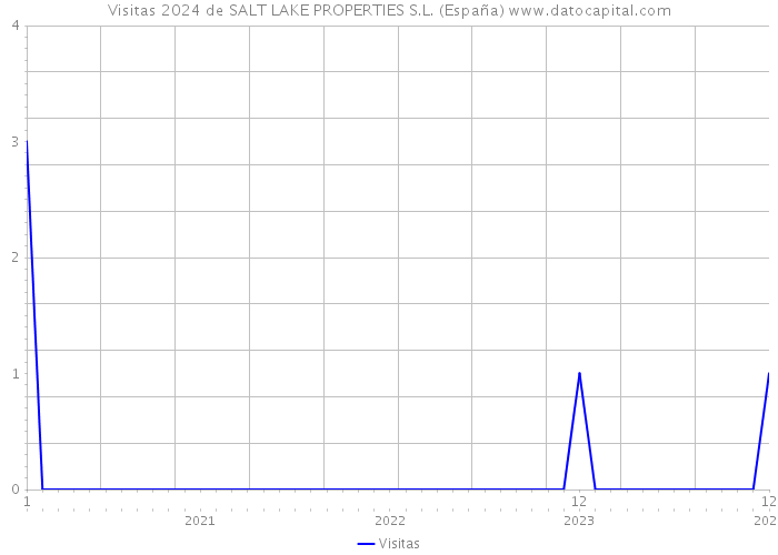 Visitas 2024 de SALT LAKE PROPERTIES S.L. (España) 