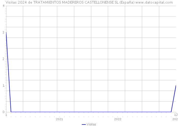 Visitas 2024 de TRATAMIENTOS MADEREROS CASTELLONENSE SL (España) 