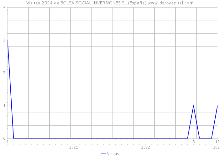 Visitas 2024 de BOLSA SOCIAL INVERSIONES SL (España) 