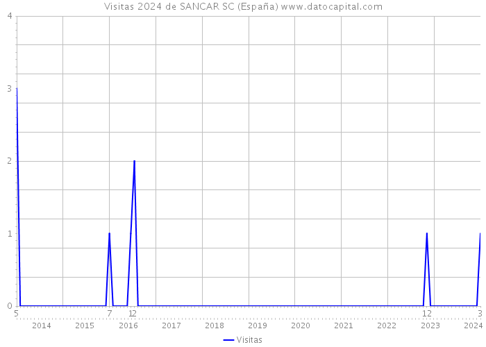 Visitas 2024 de SANCAR SC (España) 