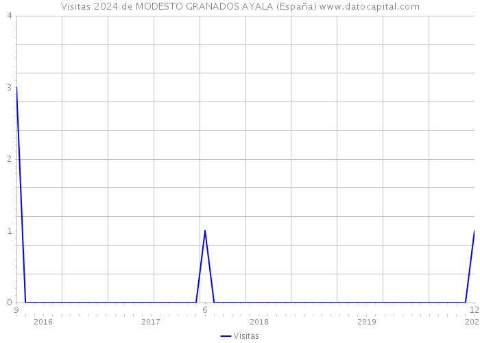 Visitas 2024 de MODESTO GRANADOS AYALA (España) 