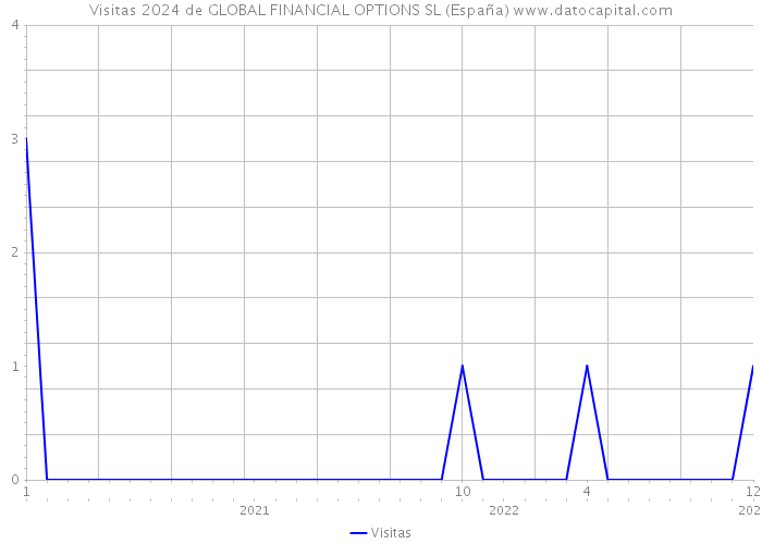 Visitas 2024 de GLOBAL FINANCIAL OPTIONS SL (España) 