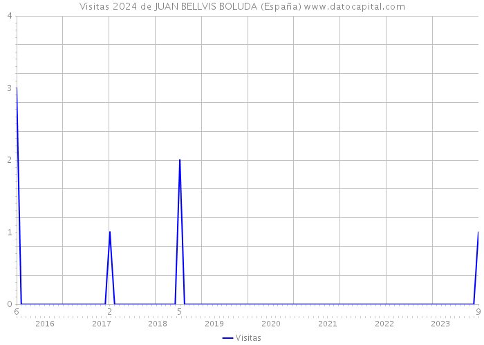 Visitas 2024 de JUAN BELLVIS BOLUDA (España) 