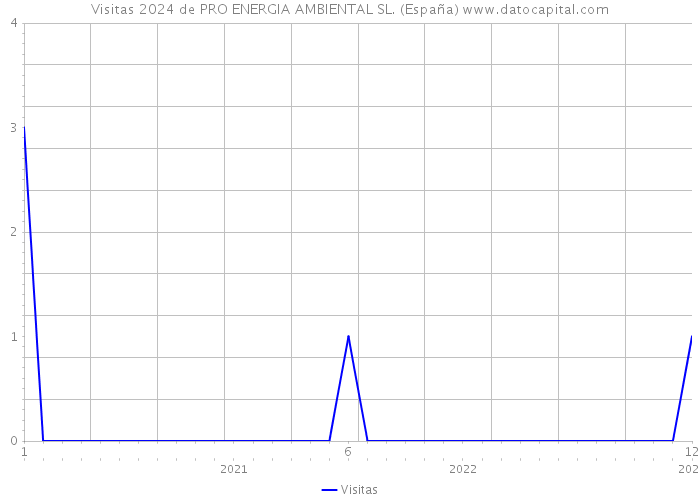 Visitas 2024 de PRO ENERGIA AMBIENTAL SL. (España) 