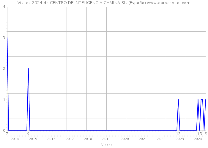 Visitas 2024 de CENTRO DE INTELIGENCIA CAMINA SL. (España) 