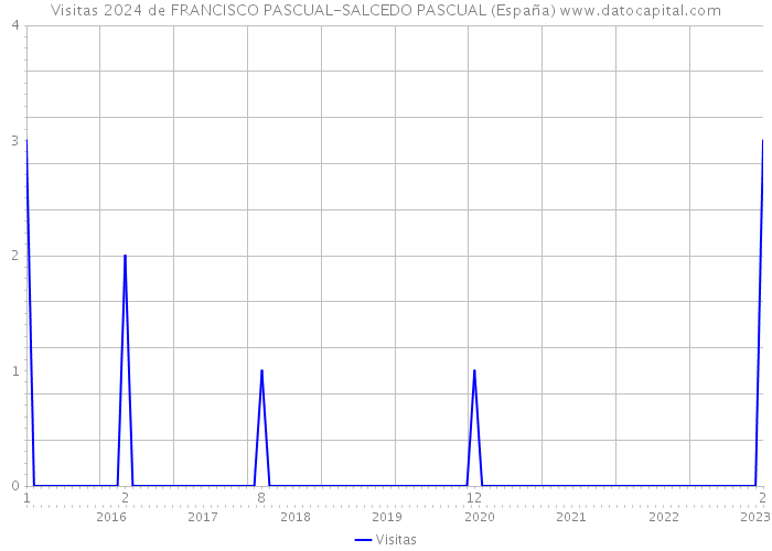 Visitas 2024 de FRANCISCO PASCUAL-SALCEDO PASCUAL (España) 