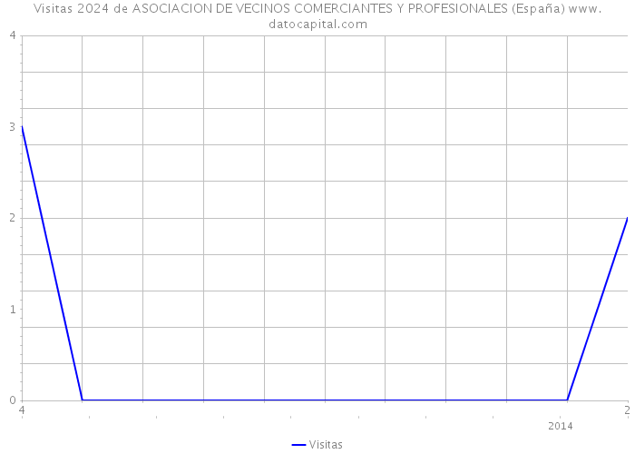 Visitas 2024 de ASOCIACION DE VECINOS COMERCIANTES Y PROFESIONALES (España) 