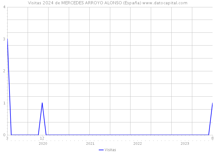 Visitas 2024 de MERCEDES ARROYO ALONSO (España) 