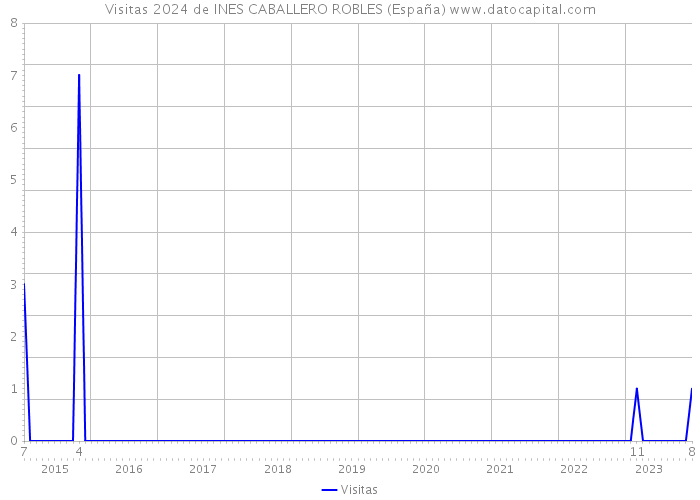 Visitas 2024 de INES CABALLERO ROBLES (España) 