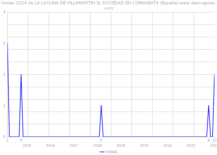 Visitas 2024 de LA LAGUNA DE VILLAMARTIN SL SOCIEDAD EN COMANDITA (España) 
