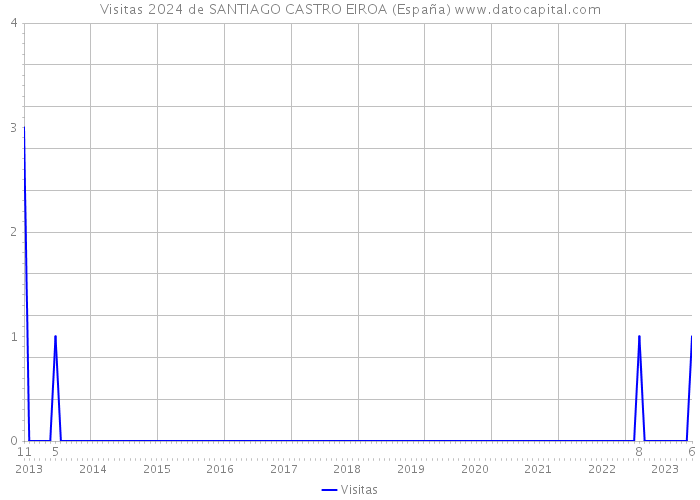 Visitas 2024 de SANTIAGO CASTRO EIROA (España) 