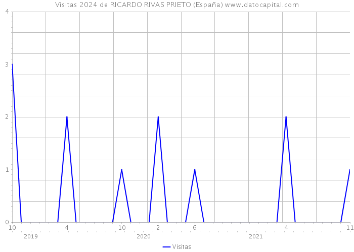 Visitas 2024 de RICARDO RIVAS PRIETO (España) 